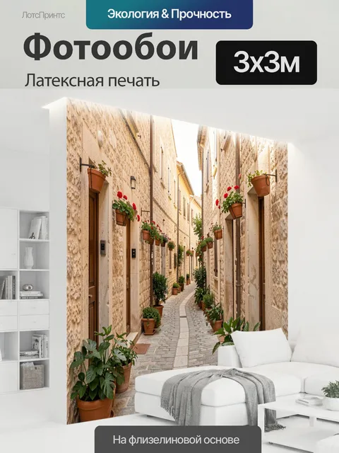 300 × 300 см · Латексная печать