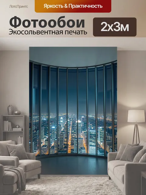 200 × 300 см · Экосольвентная печать
