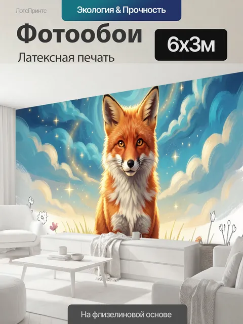 600 × 300 см · Латексная печать