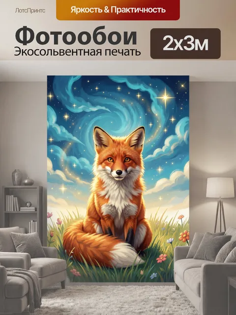 200 × 300 см · Экосольвентная печать