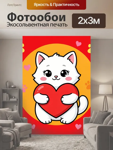 200 × 300 см · Экосольвентная печать