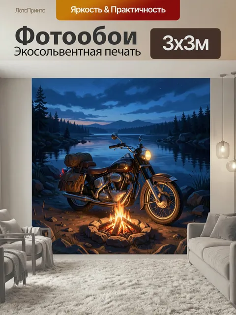 300 × 300 см · Экосольвентная печать