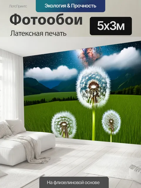 500 × 300 см · Латексная печать