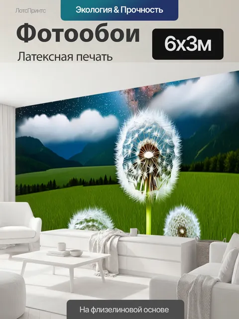 600 × 300 см · Латексная печать