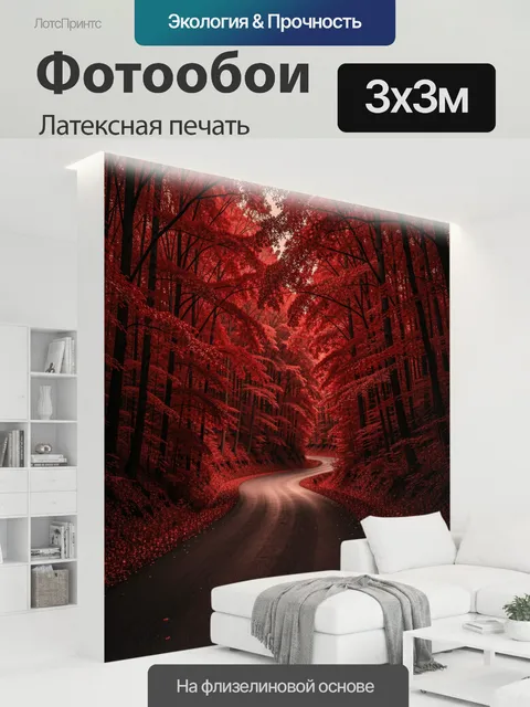 300 × 300 см · Латексная печать