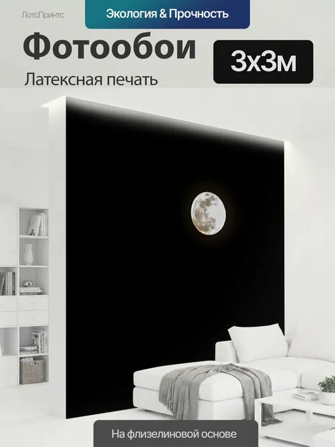 300 × 300 см · Латексная печать