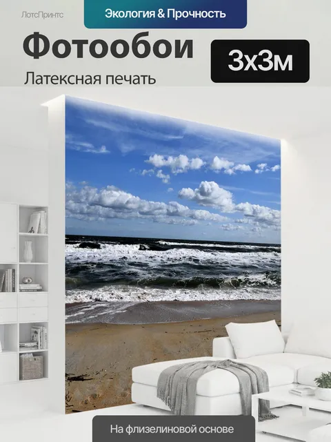300 × 300 см · Латексная печать