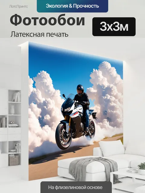 300 × 300 см · Латексная печать