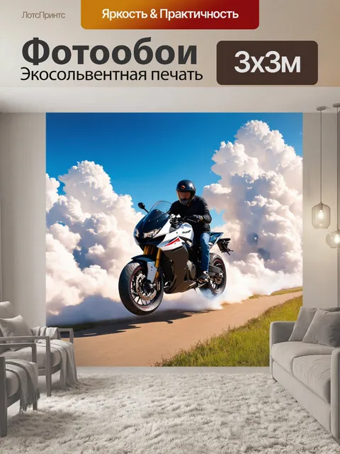 300 × 300 см · Экосольвентная печать