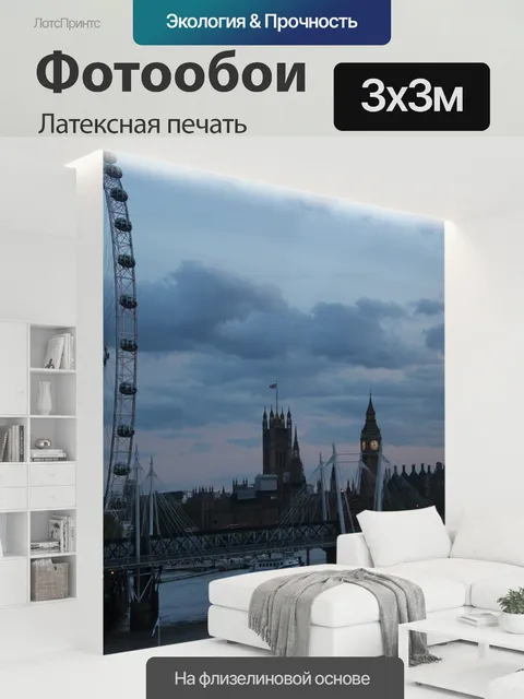 300 × 300 см · Латексная печать