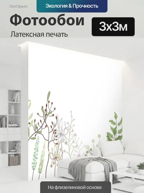 300 × 300 см · Латексная печать