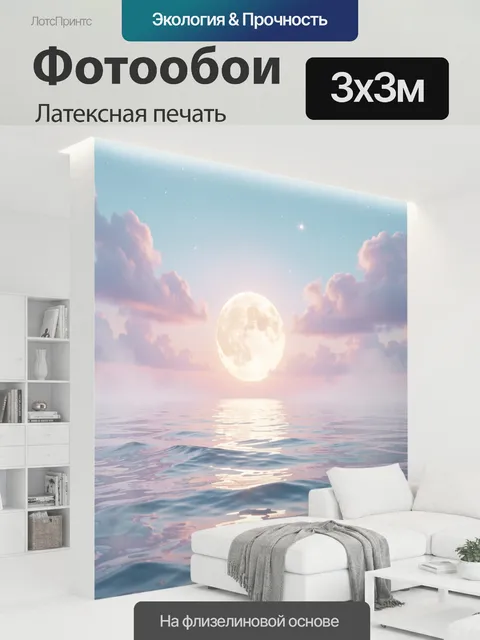 300 × 300 см · Латексная печать