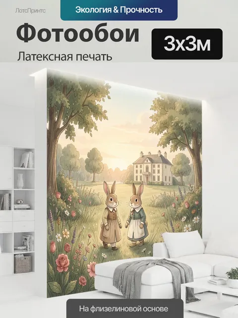 300 × 300 см · Латексная печать