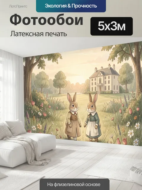 500 × 300 см · Латексная печать