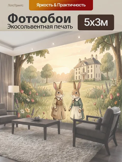 500 × 300 см · Экосольвентная печать