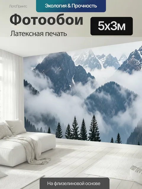 500 × 300 см · Латексная печать