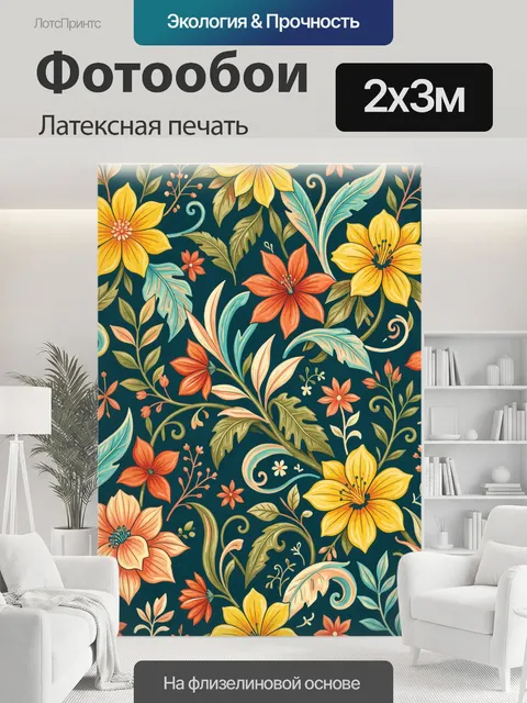200 × 300 см · Латексная печать