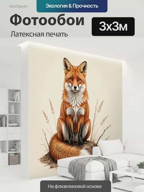 300 × 300 см · Латексная печать