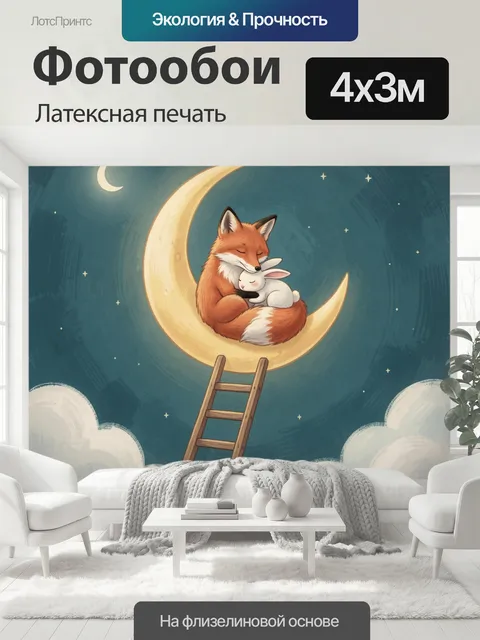 400 × 300 см · Латексная печать