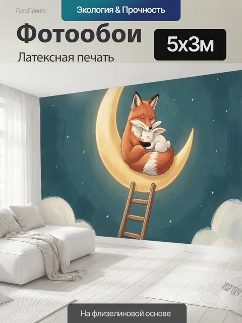 500 × 300 см · Латексная печать