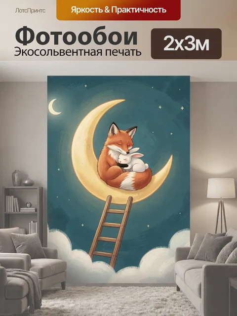 200 × 300 см · Экосольвентная печать