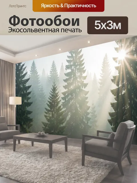 500 × 300 см · Экосольвентная печать