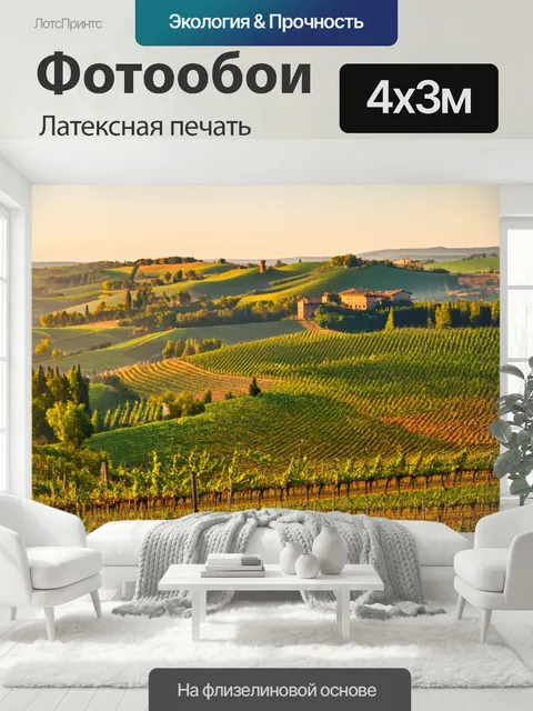 400 × 300 см · Латексная печать