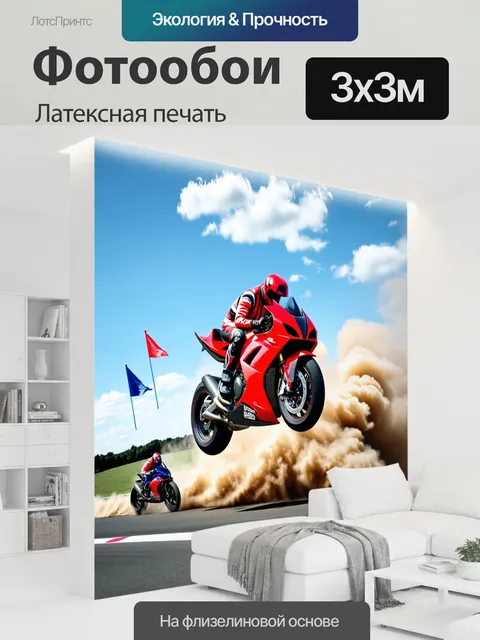 300 × 300 см · Латексная печать
