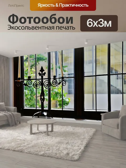 600 × 300 см · Экосольвентная печать