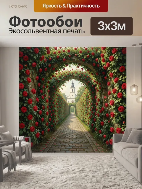 300 × 300 см · Экосольвентная печать