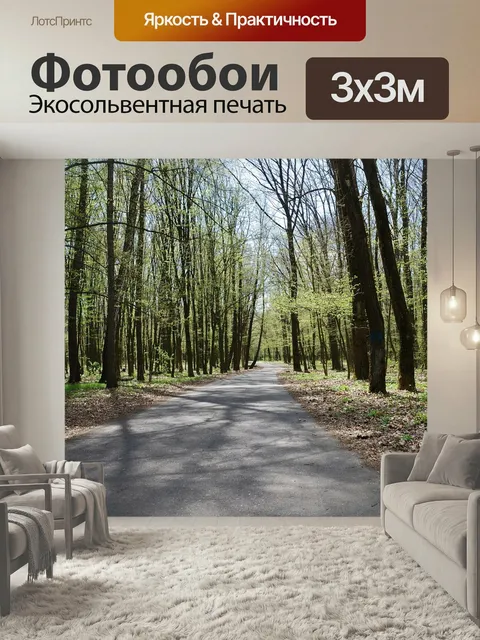 Фотообои Парк, деревья, зелень
