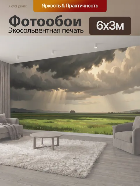 600 × 300 см · Экосольвентная печать