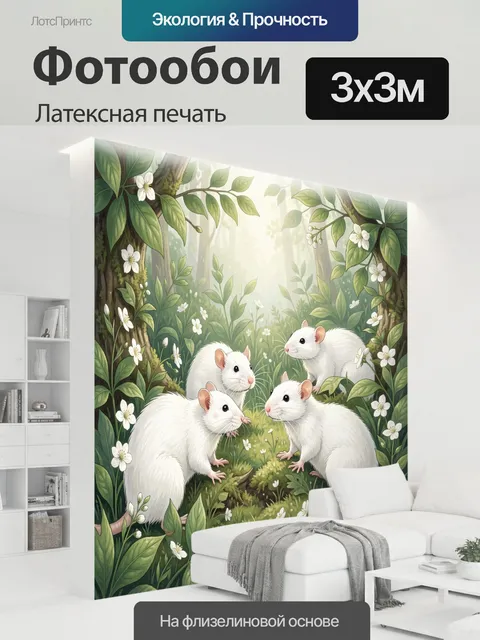 300 × 300 см · Латексная печать