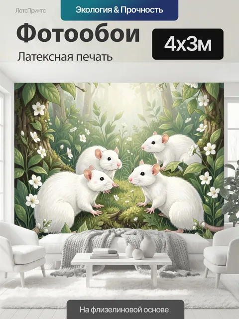 400 × 300 см · Латексная печать