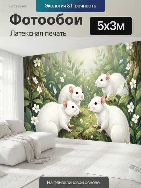500 × 300 см · Латексная печать