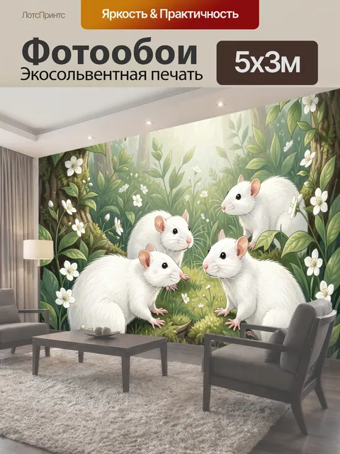 500 × 300 см · Экосольвентная печать