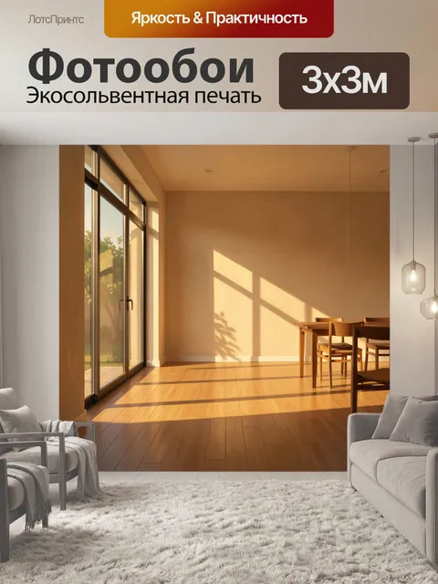300 × 300 см · Экосольвентная печать