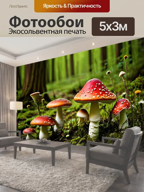 500 × 300 см · Экосольвентная печать