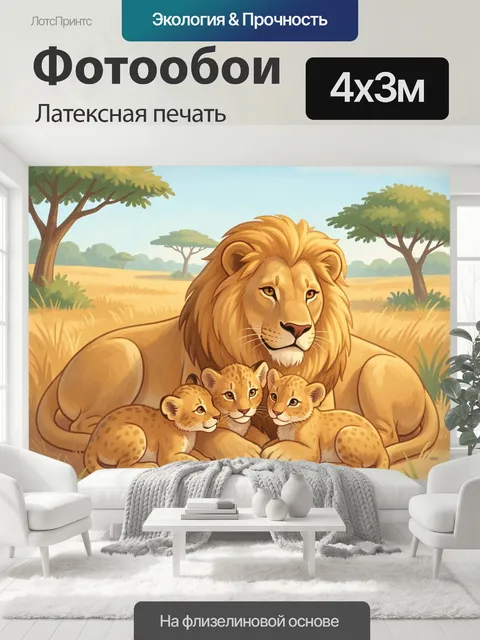 400 × 300 см · Латексная печать