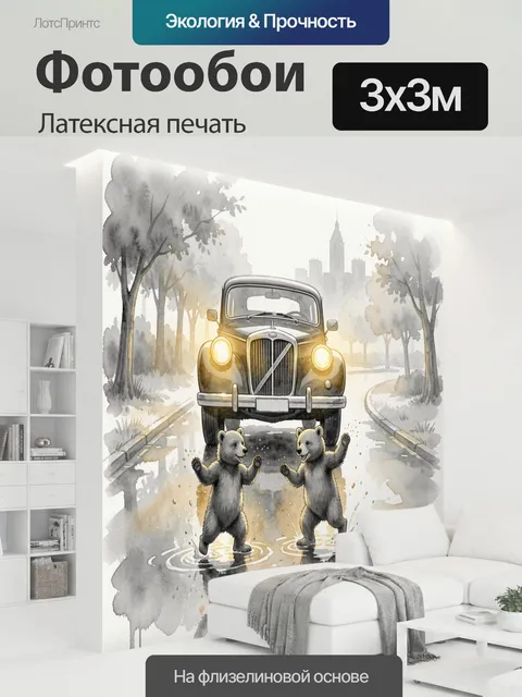 300 × 300 см · Латексная печать