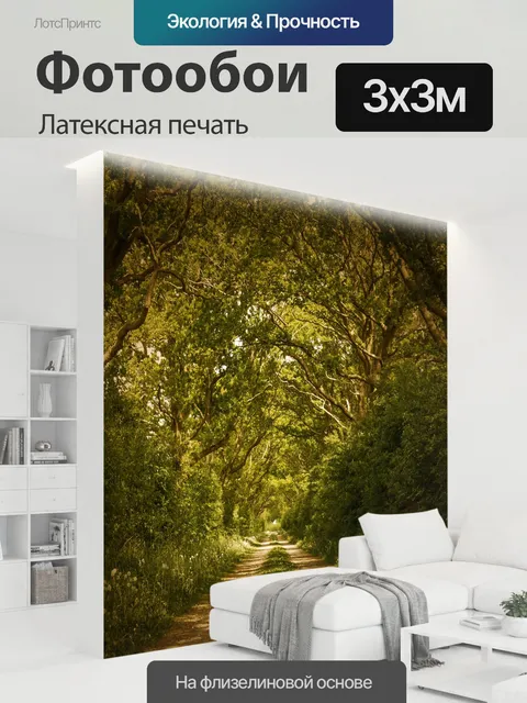 300 × 300 см · Латексная печать
