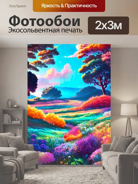 200 × 300 см · Экосольвентная печать