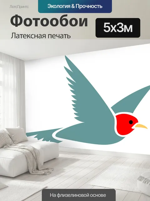 500 × 300 см · Латексная печать