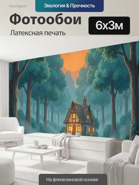 600 × 300 см · Латексная печать