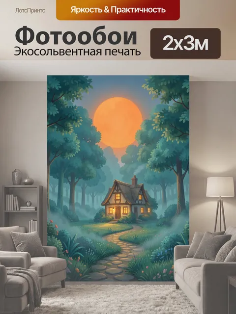 200 × 300 см · Экосольвентная печать