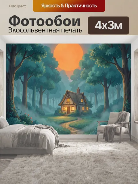 400 × 300 см · Экосольвентная печать
