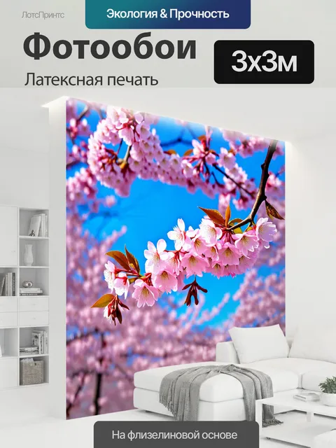300 × 300 см · Латексная печать