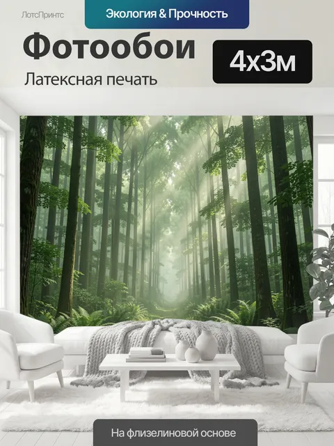 400 × 300 см · Латексная печать