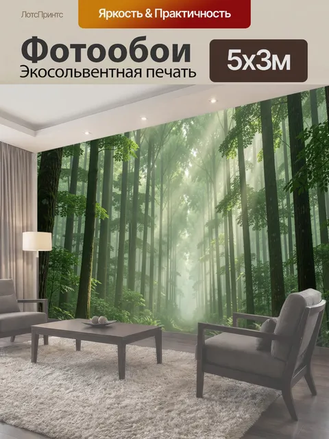 500 × 300 см · Экосольвентная печать