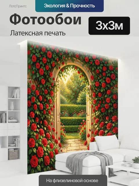 300 × 300 см · Латексная печать